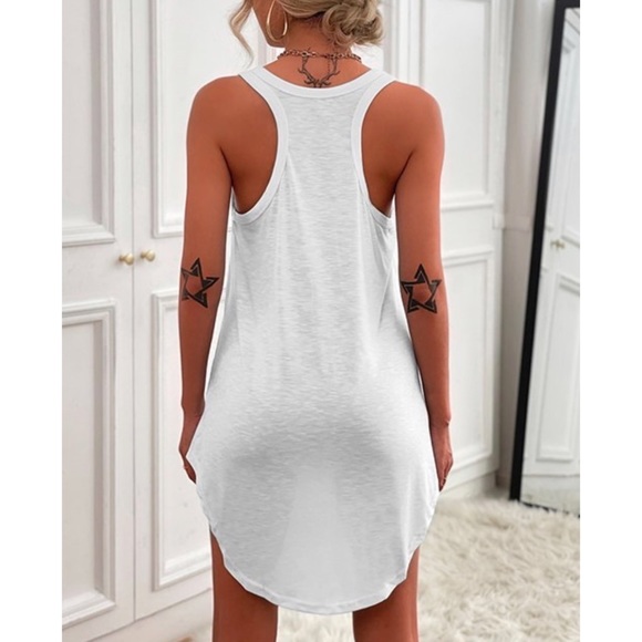 Hi-Lo Tank in White - Picture 3 of 3